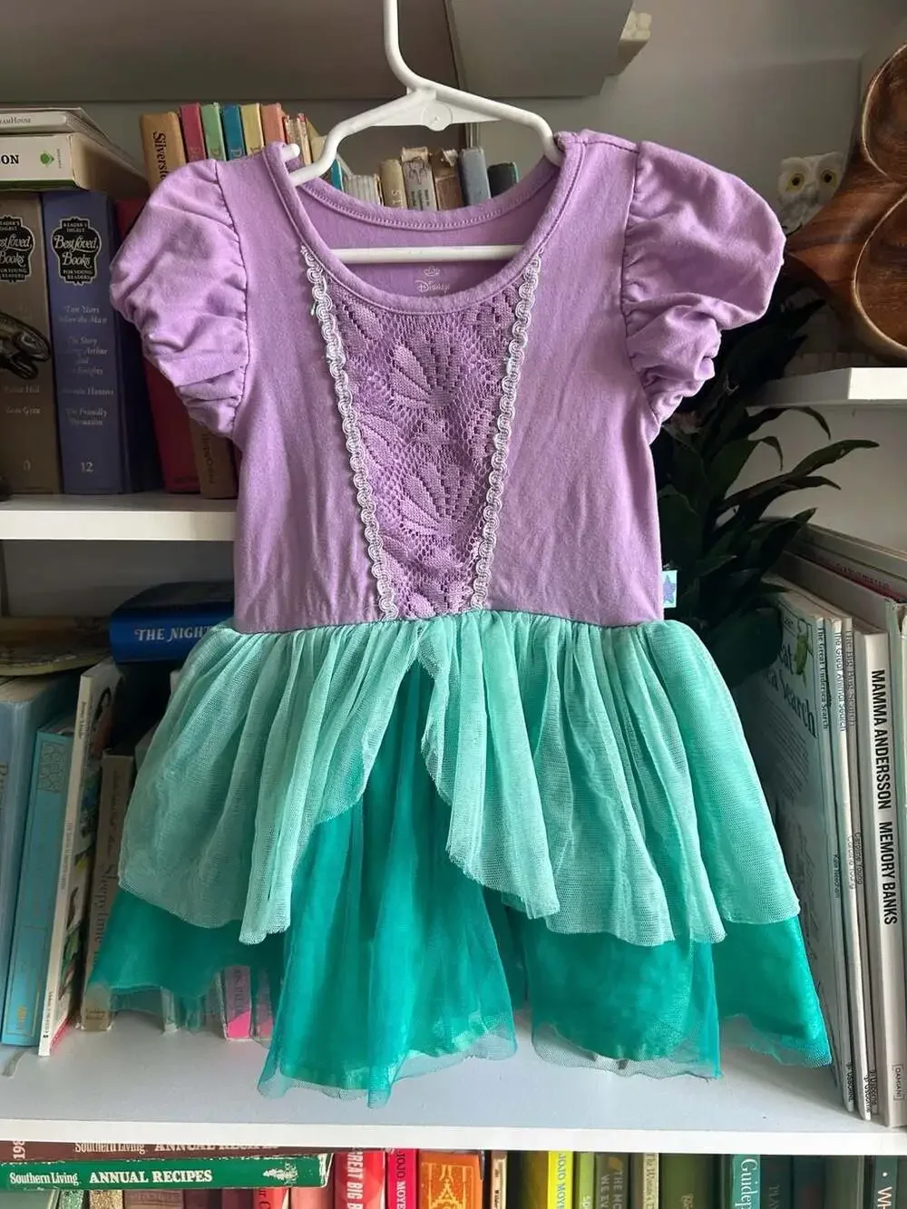 Disney The Little Mermaid Ariel Toddler Girl Cosplay Tutu Dress